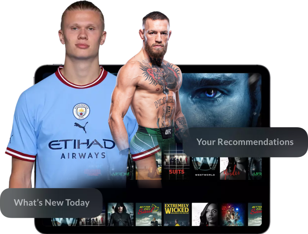 Vibeyiptv IPTV Nederland op Smart TV, laptop, tablet en smartphone